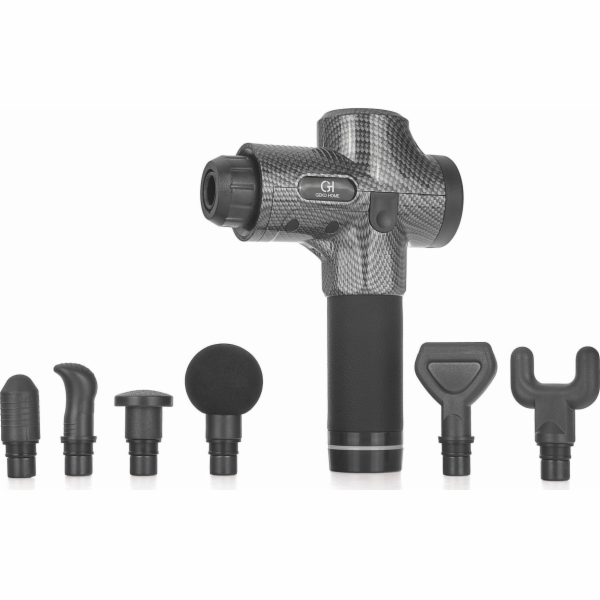 Geko Masážní pistole 100W s pouzdrem + 8 masážních hlavic...