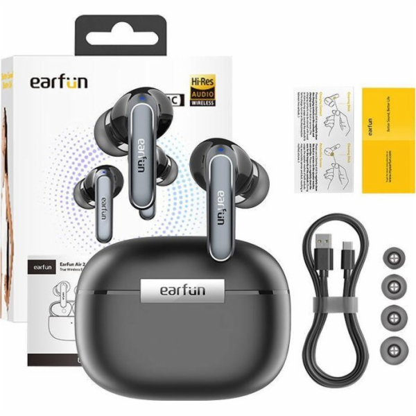 EarFun&nbsp;Sluchátka&nbsp;Air&nbsp;2&nbsp;černá&nbsp;(TW210B)
