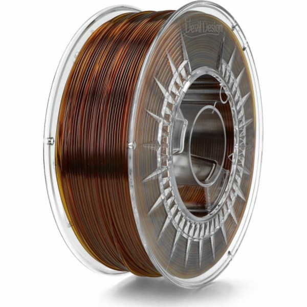 Devil Design Filament PETG 1,75 mm 1 kg - jantarově průhl...