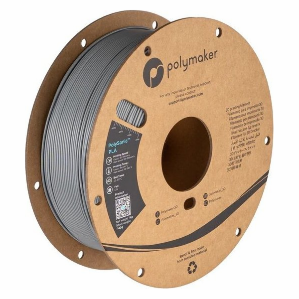 Poly ilament Polymaker PolySonic High Speed PLA 1,75 mm 1...