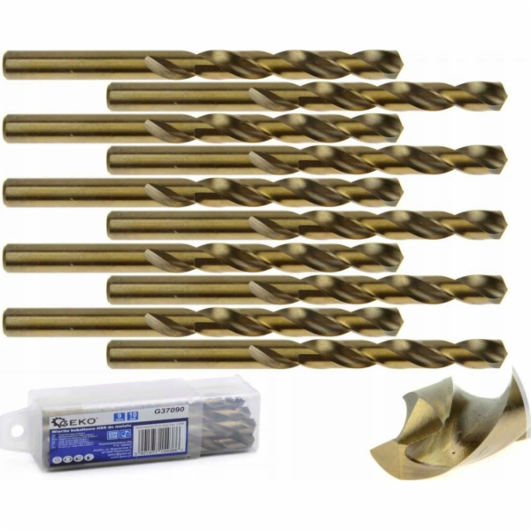 Geko Vrták Drill HSS Cobalt do kovu 9,5 mm (10/210)