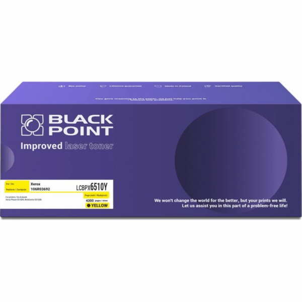 Black Point Toner BLACK POINT LCBPX6510Y náhrada XEROX 10...