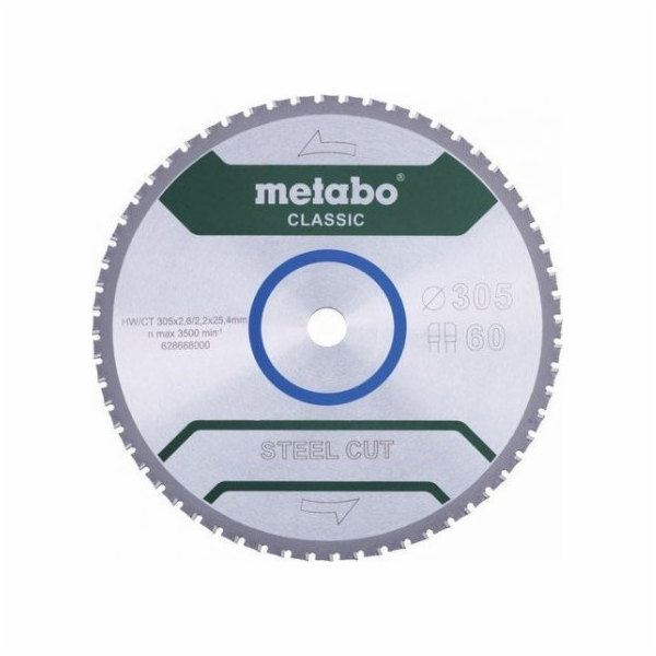 Metabo kotoučová pila na ocel řezaná Classic 305*25,4 mm ...