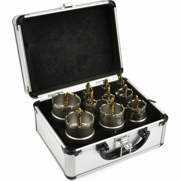 Geko Sada karbidových děrových pil na kov s titanovými vr...