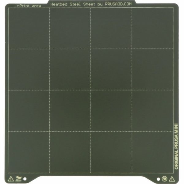 Prusa Pružinová ocelová deska se samolepicí PEI fólií - p...