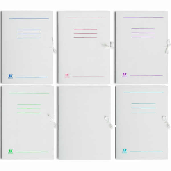 Barbara Složka A4 vázaná BARBARA tisk 0821016N bílý karto...