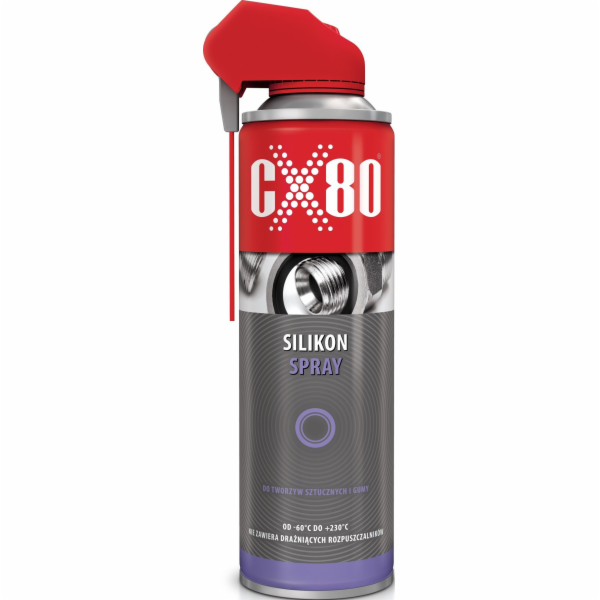 CX80 SILIKONOVÝ SPREJ NA PLASTY A GUMU NSF H1 500ML