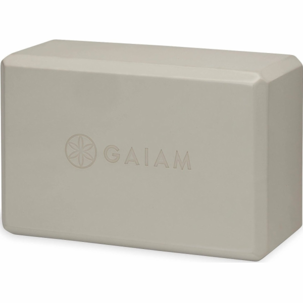Gaiam Pěnová kostka na jógu Sandstone 23 x 7 x 15 cm béžová