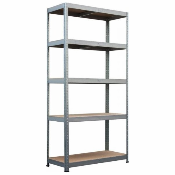 UN KOVOVÁ POLICE STR120ND 180*75*30CM, POZINKOVANÁ (1 KS)