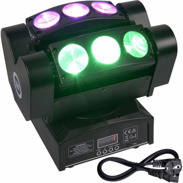 LIGHT4ME LIGHT4ME SPIDER HEAD 6x10 disco efektová pohybli...