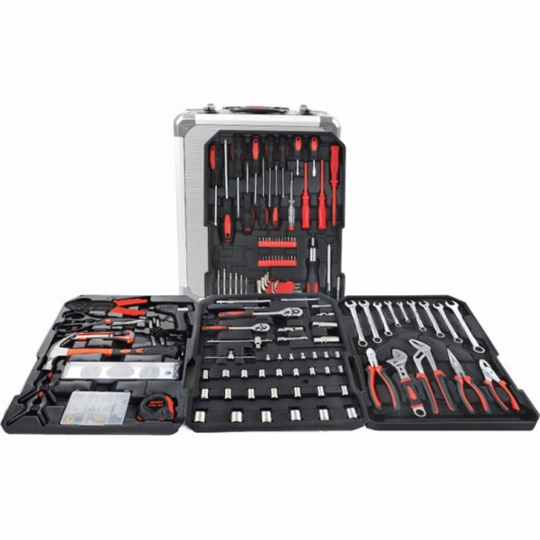 Geko Sada nářadí v kufru s 187 kusy nářadí (ráčnové klíče...