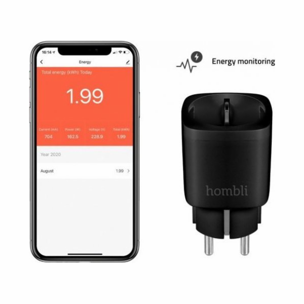 Avanca International BV Hombli smarte Steckdose EU, černá