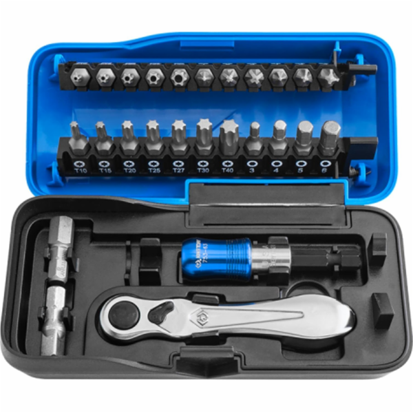 King Tony Sada nářadí 1/4" ráčna, 26 kusů King Tony