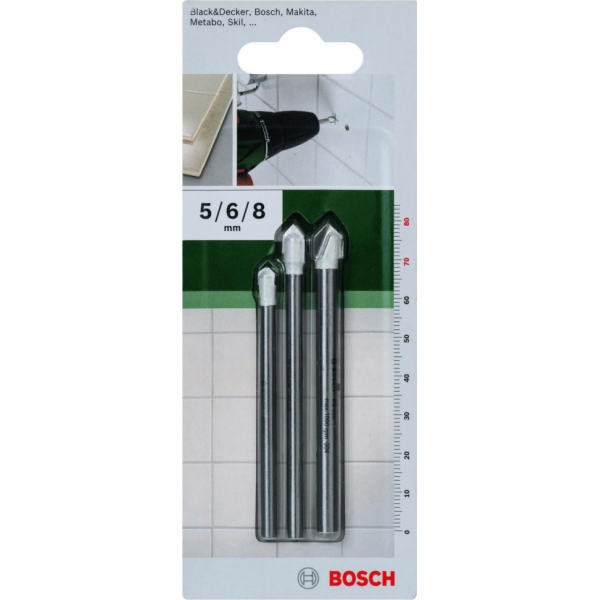 BOSCH Vrtačka na dlaždice 3dílná Bosch 2609255588
