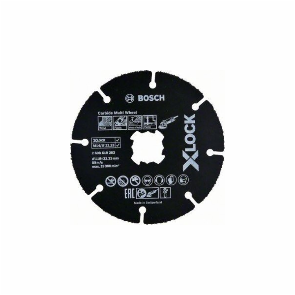 Bosch X-LOCK karbidový řezný kotouč s více kotouči 115*1*...