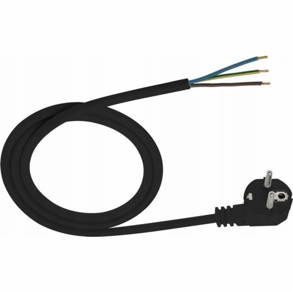 UN PŘESNÝ KONEKTOR S ÚHLÝM ZÁSTRČKEM 3*1,5 OHM A»O 5M ČERNÝ