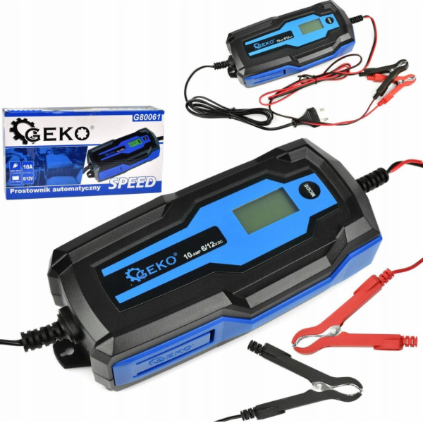 Geko Automatická nabíječka baterií SPEED 6/12V 10A 4Ah-20...