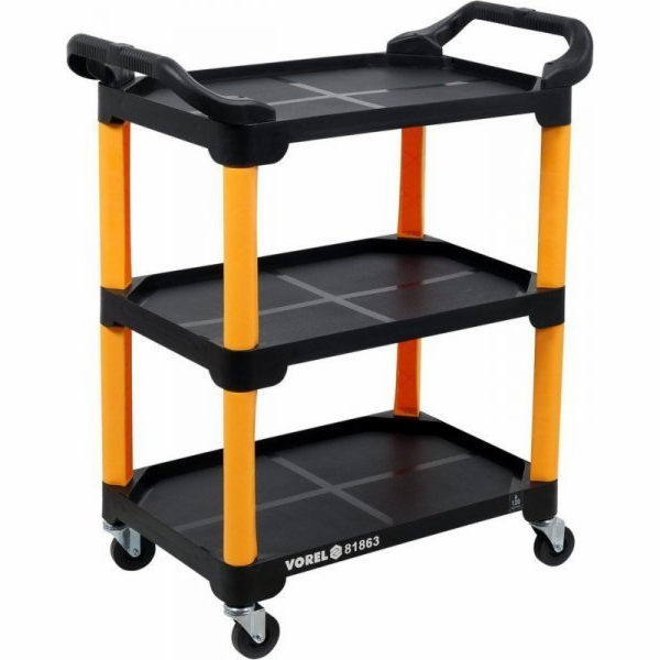 Toya Vozík na nářadí VOREL, KOMPOZITNÍ DÍLENSKÝ VOZÍK, 3 ...
