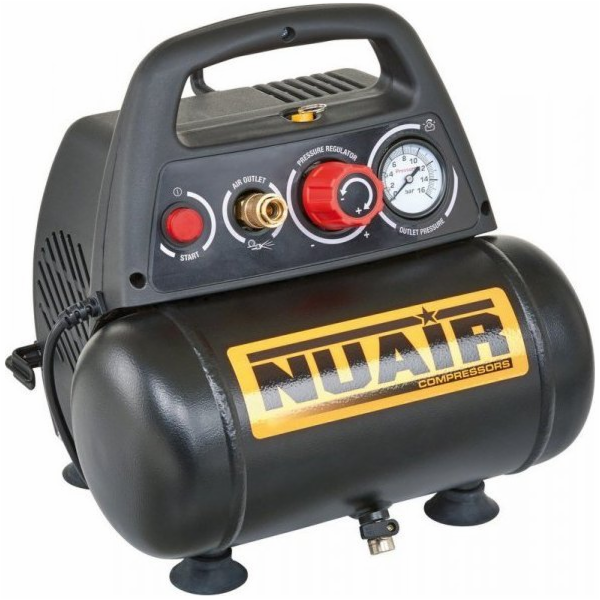 Nuair Autokompresor BEZOLEJOVÝ KOMPRESOR 6L 8 BAR 1,5HP (...