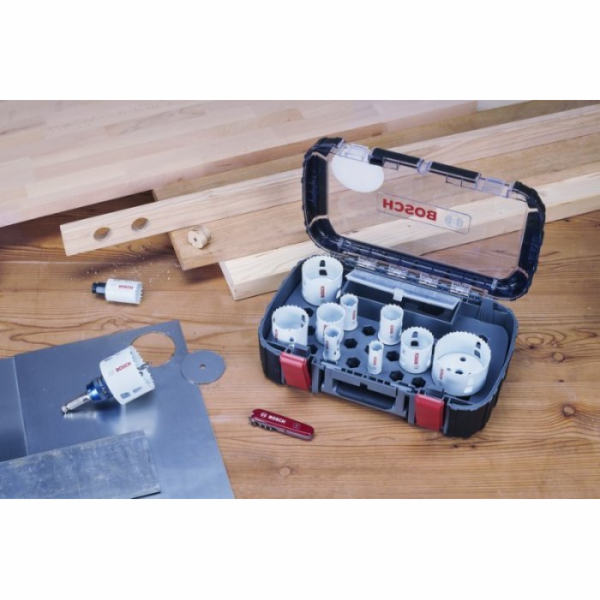 Bosch Sada děrových pil PROGRESSOR 20-76 mm 14dílná + VIC...