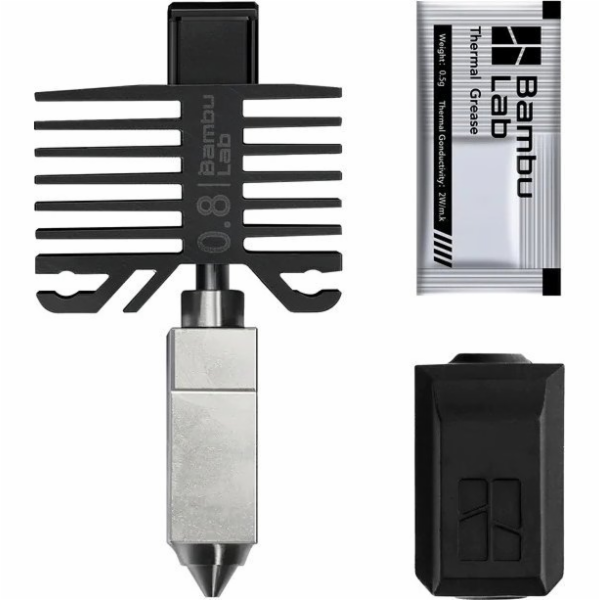 BambuLab 0,8mm hotend hlava - pro tiskárny Bambu Lab řady...