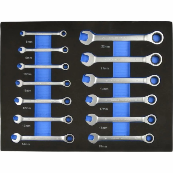 Geko Sada ráčnových klíčů Insert - 13dílná 8-22 mm (6)