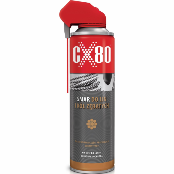 CX80 MAZIVO PRO OCELOVÁ LANA A OZUBENÁ LANA DUO SPREJ 500ML