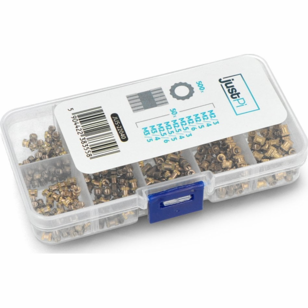 JustPi Mosazný závit - Vložka pro 3D tisk - Různé velikos...