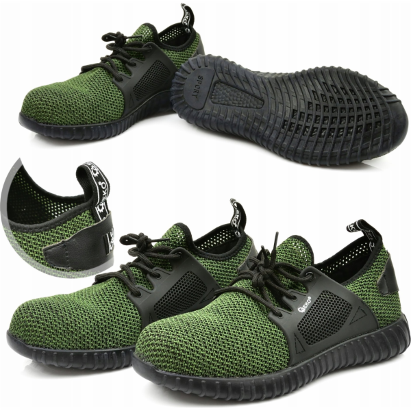 Geko Bezpečnostní obuv model č. 10 zelená S1P - velikost 44
