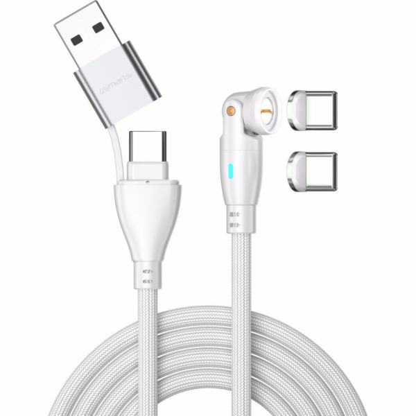 Adidas 4smarts USB-C - USB-C kabel 1,8 m bílý (541236)