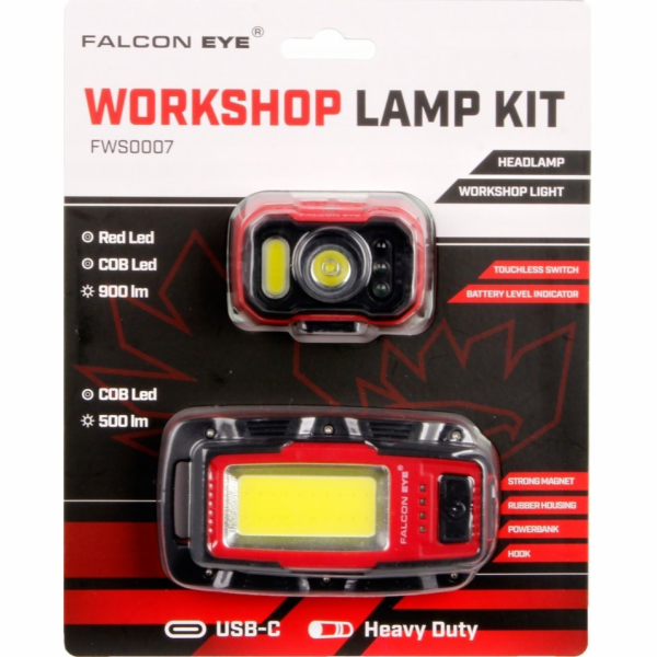 MacTronic Falcon Eye svítilna 200lm USB-C ikraunamas stov...