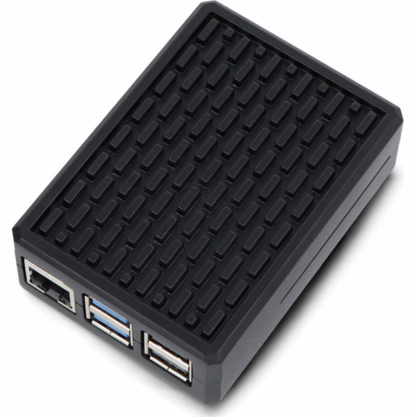 OEM pouzdro pro Raspberry Pi 5 - hliníkové - černé