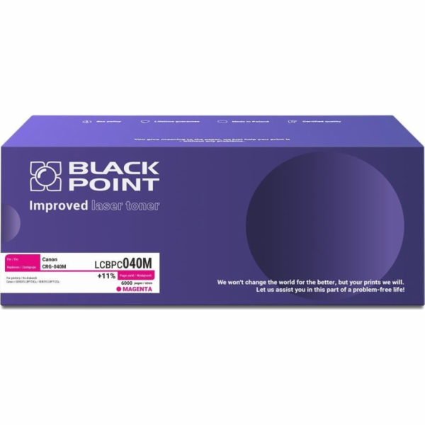 Black Point Toner Toner Black Point LCBPC040M, náhrada za...