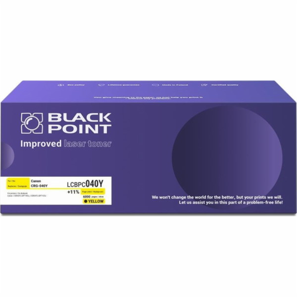 Black Point Toner Toner Black Point LCBPC040Y, náhrada za...