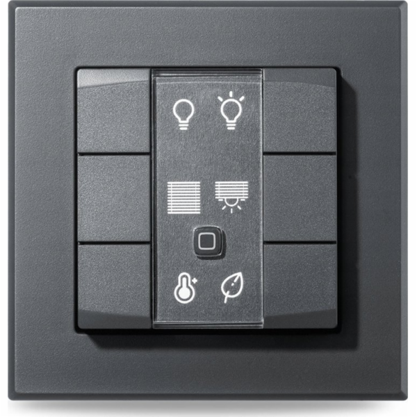 HomeMatic IP Homematic IP Wandtaster - 6-fach, anthrazit