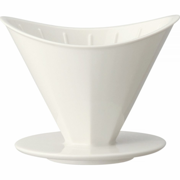 DeLonghi&nbsp;KINTO&nbsp;-&nbsp;OCT&nbsp;-&nbsp;Keramický&nbsp;dripper&nbsp;na&nbsp;2&nbsp;šálky&nbsp;-&nbsp;bílý