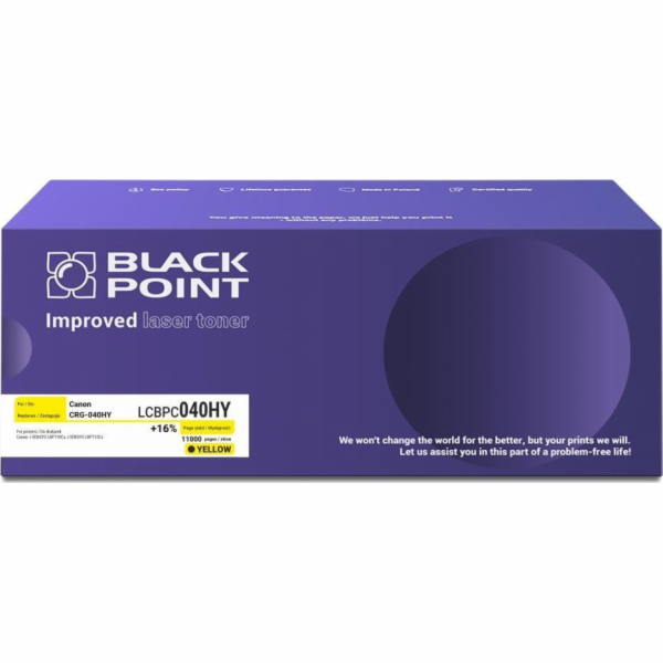 Black Point Toner Toner Black Point LCBPC040HY, náhrada z...