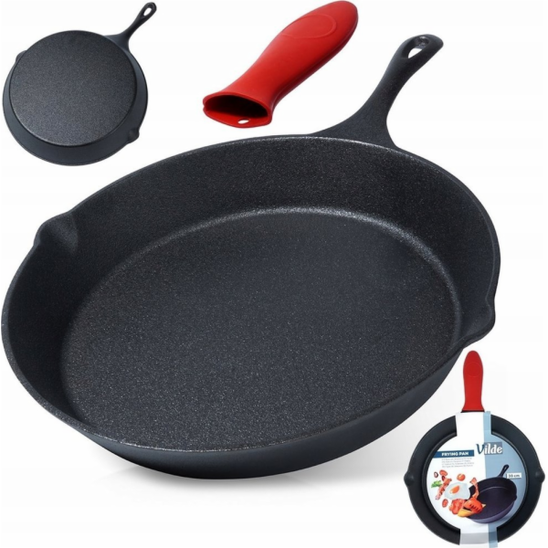 Vilde Pánev Litinová pánev se silikonovým víkem CAST LINE...