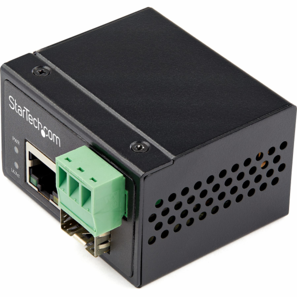 Startech Industrial Fiber to Ethernet Media Converter, 10...