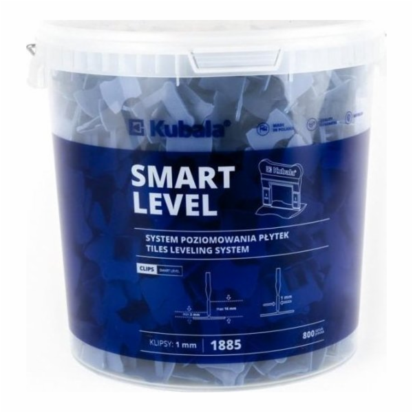 Kubala vyrovnávací spony na dlaždice 1,0 mm 800 ks + kbel...