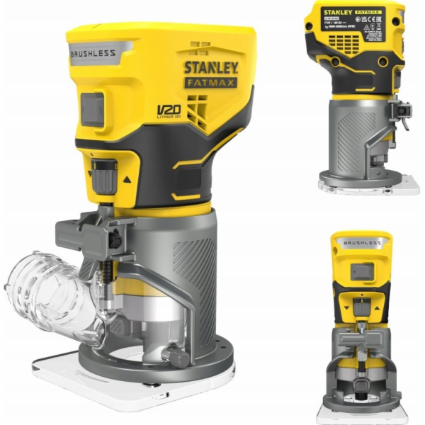 Stanley Akumulátorová frézka 8 mm V20 18 V 0*AH