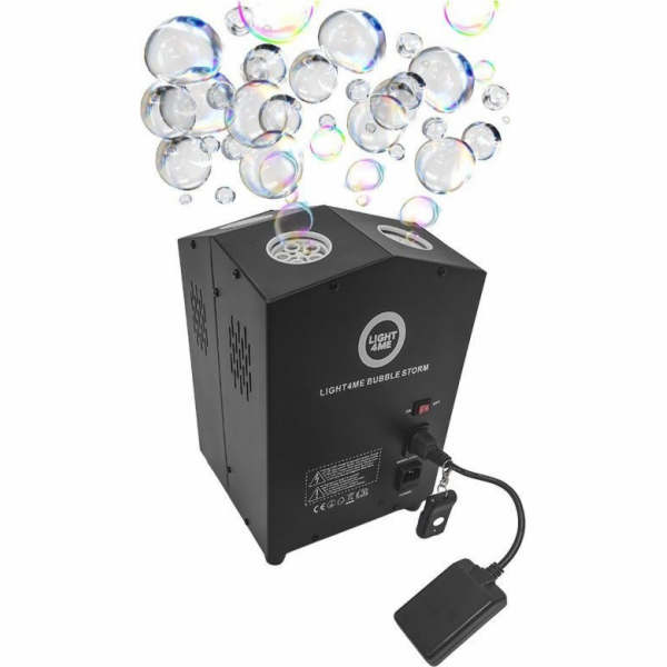 LIGHT4ME Bezdrátový výrobník bublin na dálkové ovládání p...