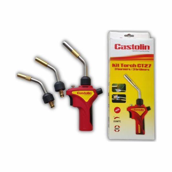 Castolin Pájecí a svařovací hořák CT27 se 3 tryskami (1 ks)