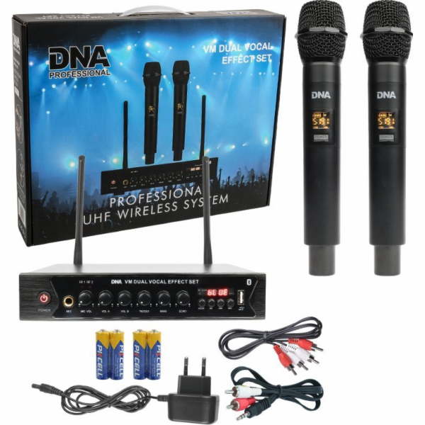 Bitmat DNA DNA VM DUAL VOCAL EFFECT SET bezdrátový mikrof...