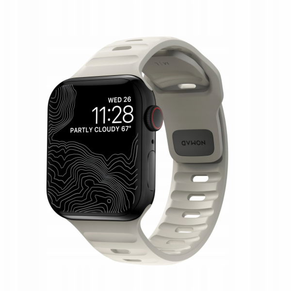 Nomad Sportovní řemínek pro Apple Watch 46mm/49mm šedý