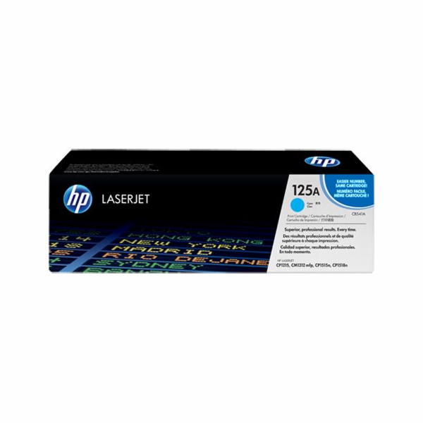 HP Originální azurový toner 125A (CB541A)