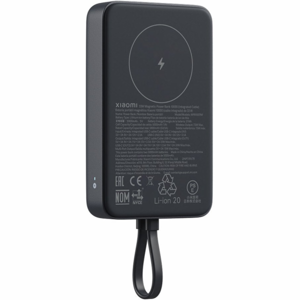 Xiaomi 33W magnetická powerbanka 10000mAh, šedá (DE)