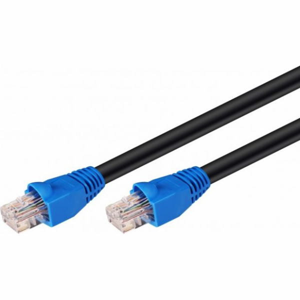 MicroConnect RJ-45/RJ-45 kat. 6 U/UTP černý 50m (B-UTP650...