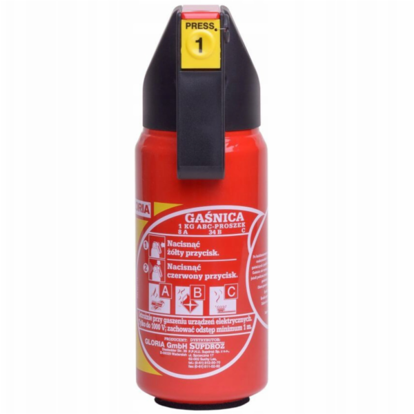 Gloria kg práškový hasicí přístroj (P1-GAM)