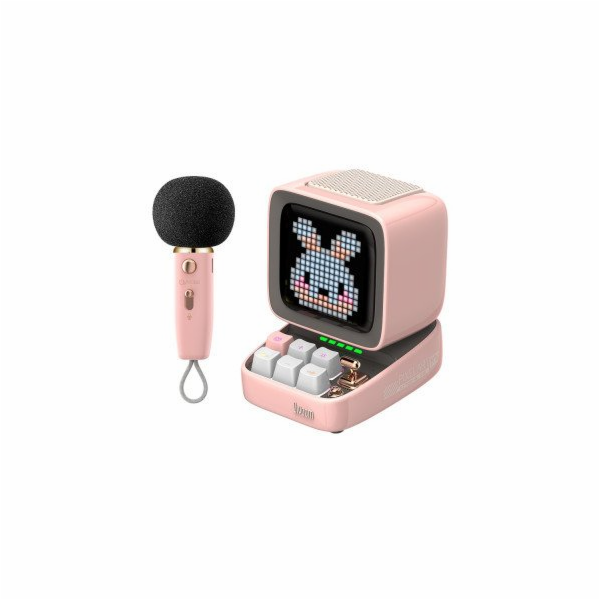 Divoom Ditoo-5M - růžový - Bluetooth reproduktor s pixel ...